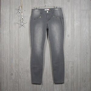 CAbi Skinny Jeans 5167 Gray Size 6